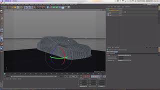 How to create a wireframe blueprint or netting in Cinema 4D [upl. by Croner]