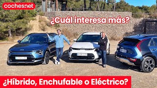 ¿Qué coche me compro Híbrido Enchufable o Eléctrico  Comparativa  Prueba  Review Kia Niro [upl. by Dewayne]