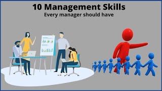 Management skills  10 Management skills every manager should have [upl. by Earvin]