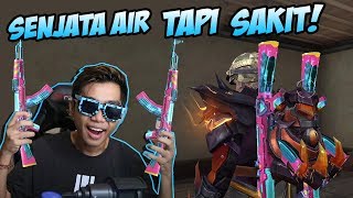 NYOBAIN NEW DUAL AK SENJATA BALON AIR PERMANEN GA ADA OBAT SAKIT NYA GA MASUK AKAL DI FREE FIRE [upl. by Tychon]