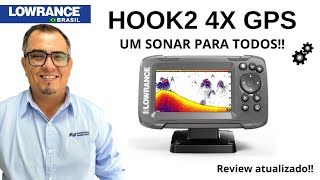 HOOK2 4X GPS UM SONAR PARA TODOS lowrance review atualizado 2024 [upl. by Emie]