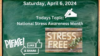 The Peak Wellness Hour Topic National Stress Awareness Month [upl. by Yboc]