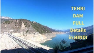 TEHRI DAM Full Details in HINDI  Ep 4 of Tehri Road Trip [upl. by Nolyad469]