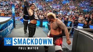 FULL MATCH Jey Uso vs Solo Sikoa SmackDown Aug 4 2023 [upl. by Gaulin]