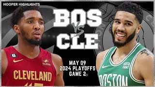 Boston Celtics vs Cleveland Cavaliers Full Game 2 Highlights  May 9  2024 NBA Playoffs [upl. by Calley342]