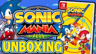 Sonic Mania Plus PHYSICAL RELEASE Unboxing for the Nintendo Switch sonicthehedgehog sega nintendo [upl. by Ylak]