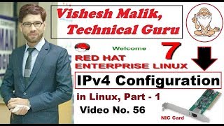 IPv4 Configuration in Linux  7 Part  1 Video No  56 [upl. by Ellenig]