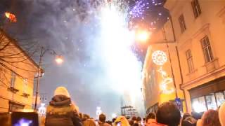 FOC DE ARTIFICII PIAȚA MARE DIN SIBIU 2018 [upl. by Aggarwal]