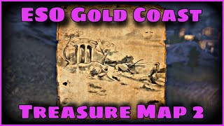 ESO Gold Coast Treasure Map 2 Location Updated High Isle [upl. by Dott]