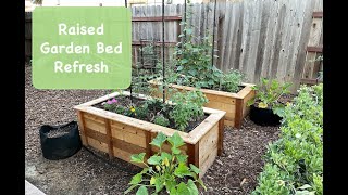 Raised Garden Bed Refresh [upl. by Nicolina113]