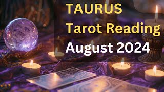 TAURUS August 2024 ♉️ REAPING THE HARVEST Monthly Tarot tarotreading [upl. by Agna]