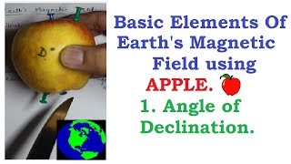 Basic Elements Of Earths Magnetic Field using APPLE  Angle Of Declination  CLASS XII [upl. by Eylrac803]