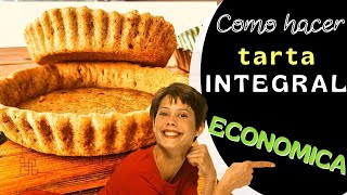 MASA ECONOMICA PARA TARTAS Con Harina INTEGRAL integral masas [upl. by Najram]