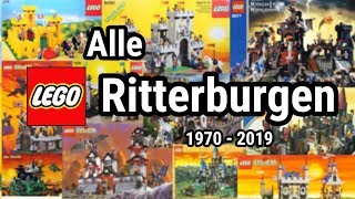 Alle LEGO Ritterburgen 19702019  Castle Kingdoms System  Brickstory [upl. by Dewitt]