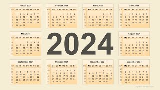 Kalender 2024 [upl. by Orman565]