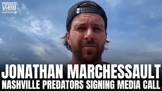 Jonathan Marchessault Breaks Down Signing With Nashville Leaving Vegas amp Joining Steven Stamkos [upl. by Doowyah307]