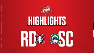 Red Deer Rebels at Swift Current Broncos 26  WHL Highlights 202324 [upl. by Lust]