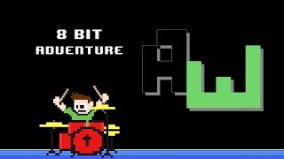 AdhesiveWombat  8 Bit Adventure Drum Cover  The8BitDrummer [upl. by Leah]