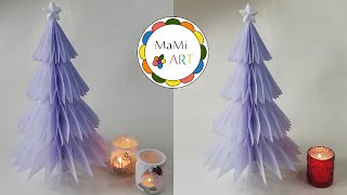 JAK ZROBIĆ CHOINKĘ Z PAPIERU 🎄 🌲 How to make a Christmas tree out of paper 🎄 🌲 Christmas decoration [upl. by Adnohsad213]