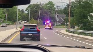 2 ambulances in one day Bourne fire department and wareham EMS responding to medical and warheam hos [upl. by Artened]