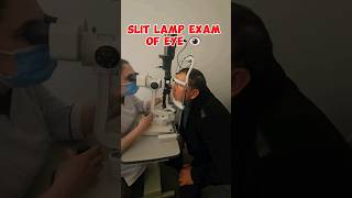 Slit Lamp EXAM of EYE 👁 eyecheckup eyes eyedoctor opthalmology mbbs mbbslife mbbsstudent [upl. by Ancell]