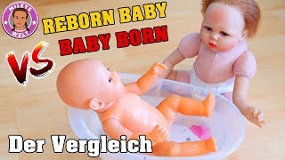 REBORN BABY VS BABY BORN  Puppenmama testet  der Vergleich  Mileys Welt [upl. by Adnawyt]