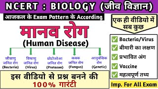 मानव रोग  Human diseases in hindi  Bacteria  Virus  Protozoa  Fungus  Biology  Study vines [upl. by Eibob]