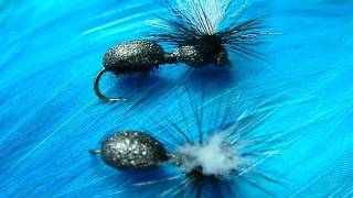 Tying a Large Parachute Black Ant DryFly with Davie McPhail [upl. by Auhso]