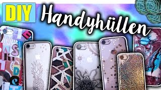 7 einfache DIY HANDYHÜLLEN  Ideen  Catha [upl. by Oicnerual192]