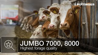 Highest forage quality with JUMBO loader wagon  PÖTTINGER [upl. by Flaherty928]