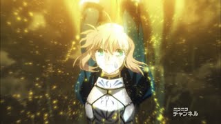 FateZero  Saber Excalibur Scene edited  attack only 1080p [upl. by Iek]