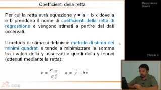 Statistica Medica  Regressione lineare  8di46  YouTube  29elodeit [upl. by Firooc]