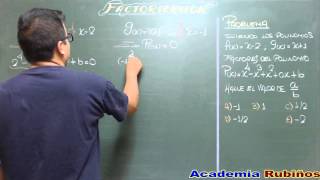 FACTOR ALGEBRAICO PROBLEMA RESUELTO DE FACTORIZACIÓN [upl. by Seth]