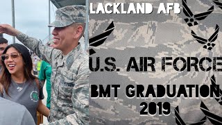 USAF BMT GRADUATION 2019  LACKLAND AFB SAN ANTONIO TEXAS [upl. by Atena]