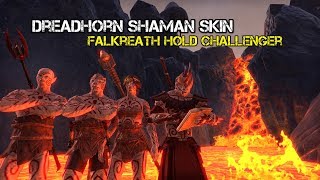 ESO Falkreath Hold Challanger Dreadhorn Shaman Skin [upl. by Cocke]