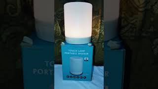 Touch Lamp Portable Mini Speaker For Room Decoration [upl. by Boswall]