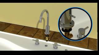 Bélanger H2flo® Roman Bathtub Faucet Installation [upl. by Adnuhsor]