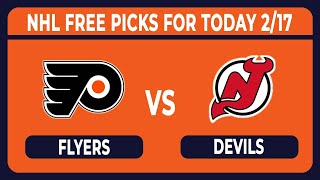 Philadelphia Flyers vs New Jersey Devils 2172024 FREE NHL Betting Tips Picks and Predictions [upl. by Nysilla627]