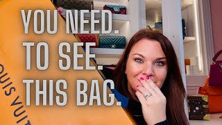 SPECIAL LOUIS VUITTON UNBOXING amp FIRST IMPRESSIONS Limited edition Artycapucines bag [upl. by Darice]