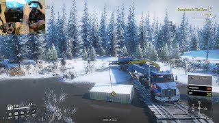 Containers in the river  Western star NF1430  SnowRunner [upl. by Hanae]