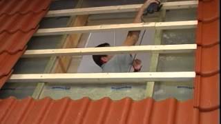 Install a RoofLITE roof window 4  Make the opening part three [upl. by Mamie]