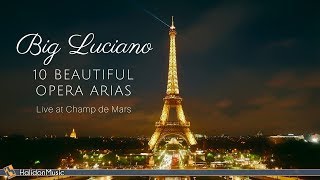 Luciano Pavarotti  10 Beautiful Opera Arias  Live Performance in Paris [upl. by Adnuhsal]