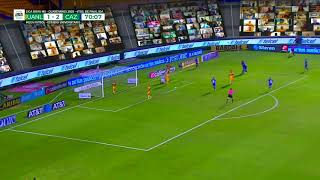 Gol de L Romo  Tigres 1  3 Cruz Azul  Liga MX  Guardianes 2020 Apertura  LIGA BBVA MX [upl. by Seltzer]