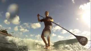 How to catch a wave with a stand up paddle board  extended  Blue Planet Surf  SUP [upl. by Gothard]