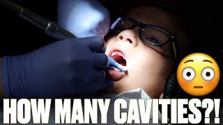 TAKING FOUR KIDS TO THE DENTIST  FINDING 11 CAVITIES 😳 WHICH KID NEEDS BRACES KIDS GETTING BRACES [upl. by Akit]