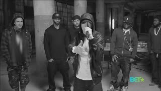 SHADY 20 CYPHER  EMINEM YELAWOLF amp SLAUGHTERHOUSE UNCENSOREDDIRTY 2011 BET [upl. by Ocsinarf]