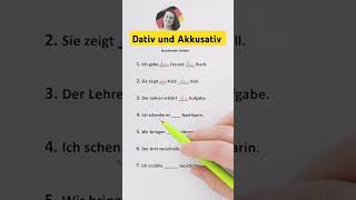 Dativ und Akkusativ  Bestimmte Artikel  Learn German  German for beginners [upl. by Garwood735]