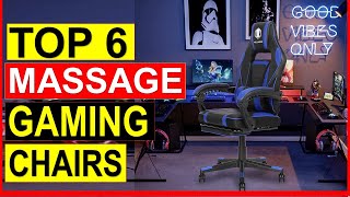 ✅Best Massage Gaming Chairs in 20222023  Top 6 Best Massage Gaming Chairs  Reviews [upl. by Leclair]