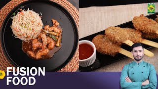 Chicken Lollies amp Chicken Chili with Fried Rice  Fusion Food  Chef Saad  27 Sept  MasalaTV [upl. by Prager387]