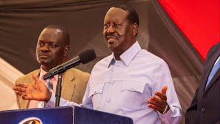 LIVE Raila Odinga finally exposing President Rutos mega oil corruption scandal [upl. by Deeas]